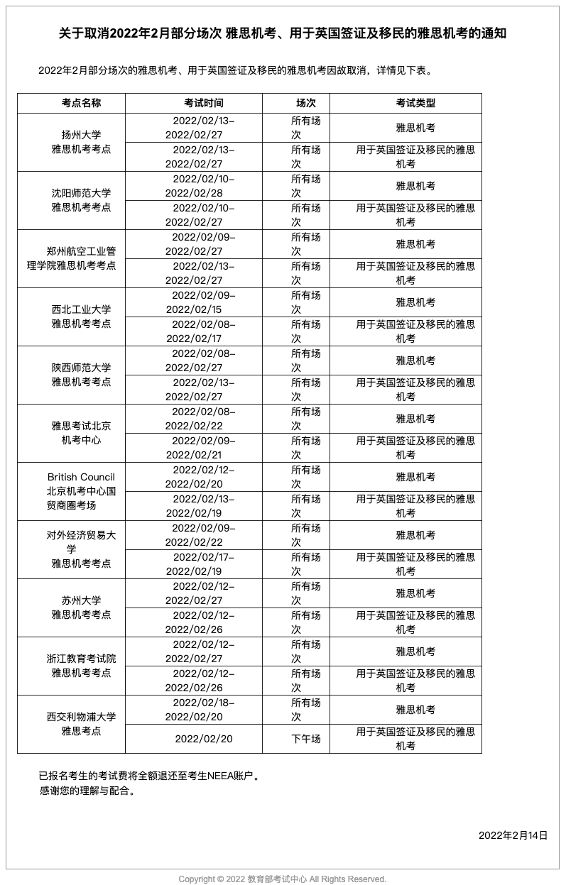 2 2022.2.14最新雅思考试动态，2月新增考试取消！1.png