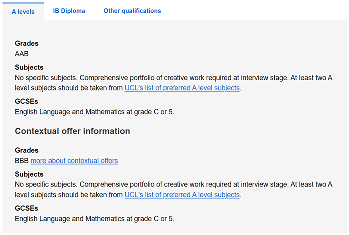 6 UCL 2023入学A Level、IB和英语成绩要求10.png