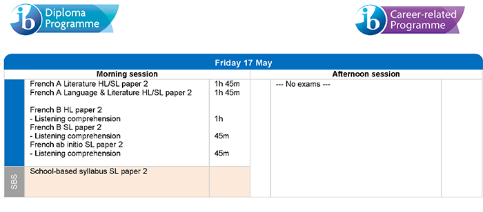 2024夏季IB考试时间安排,部分课程启用新课纲