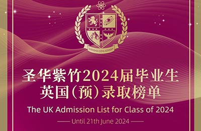 上海圣华紫竹学院2024届毕业生录取结果